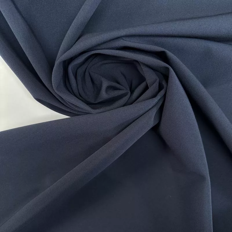 blue-polyester-viscose-twill Blue Polyester Viscose Twill