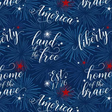 Blue Tossed Words