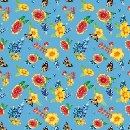 Bluebonnet Breeze Flowers Sky