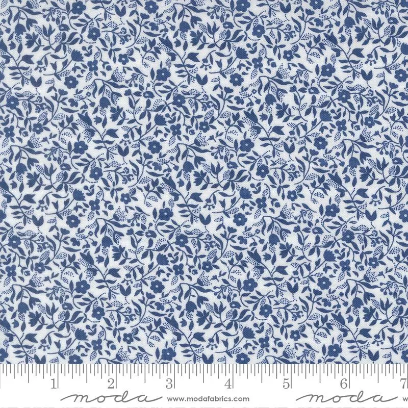 Blueprint White Navy 55335 26 Moda #1