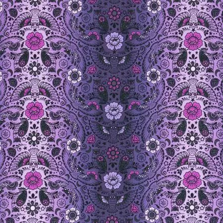 Boodacious Damask Nightfall w/Metallic
