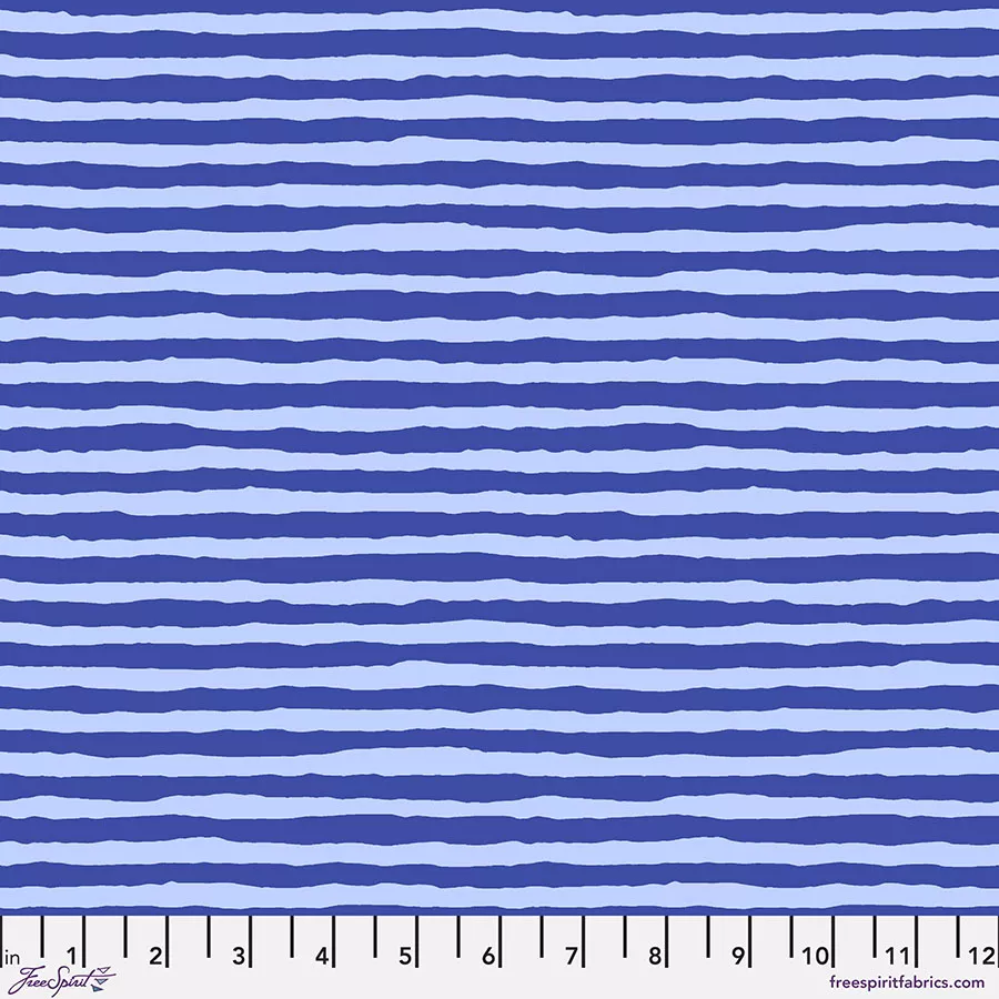 Brandon Mably - Comb Stripe - Blue || August 2022