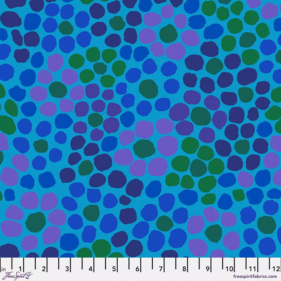 Brandon Mably - Flower Dot - Blue