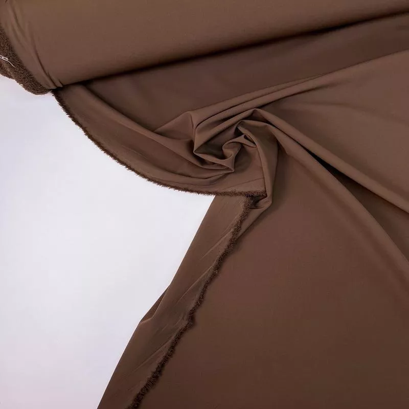 brown-polyester-elastane-stretch-fabric-dress-blouse-suit Brown Polyester Elastane Stretch Fabric – Dress/Blouse Suit