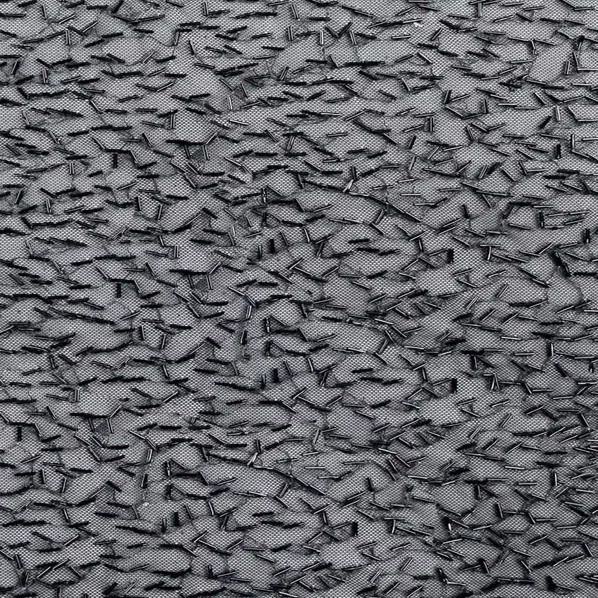 Bugle Bead Mesh Black