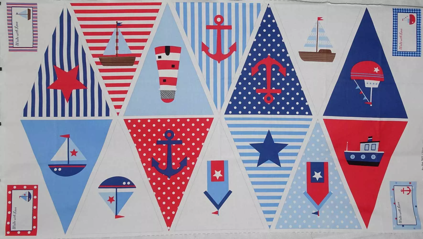 By the Sea Bunting Panel