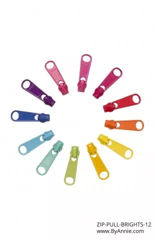 byannie-zipper-pulls-brights ByAnnie Zipper Pulls - Brights