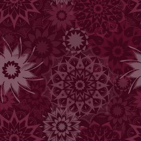 Cabernet Silhouette Medium Stars