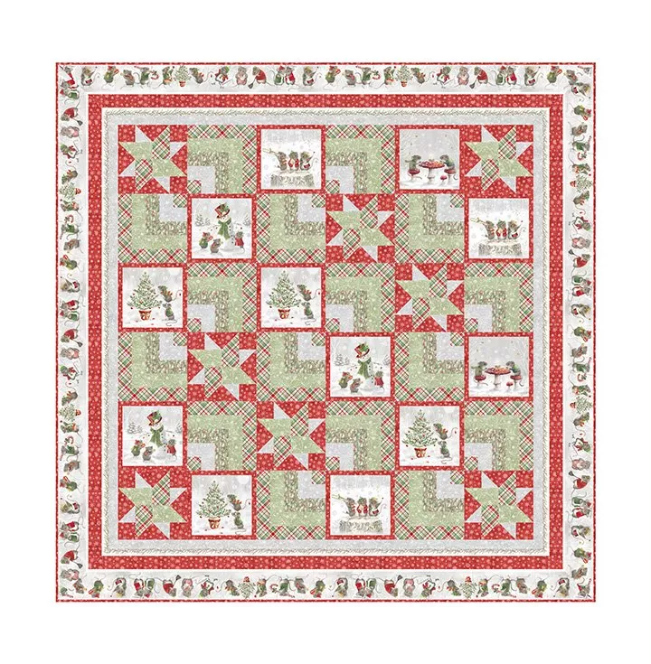 Cabin Stars Quilt Pattern