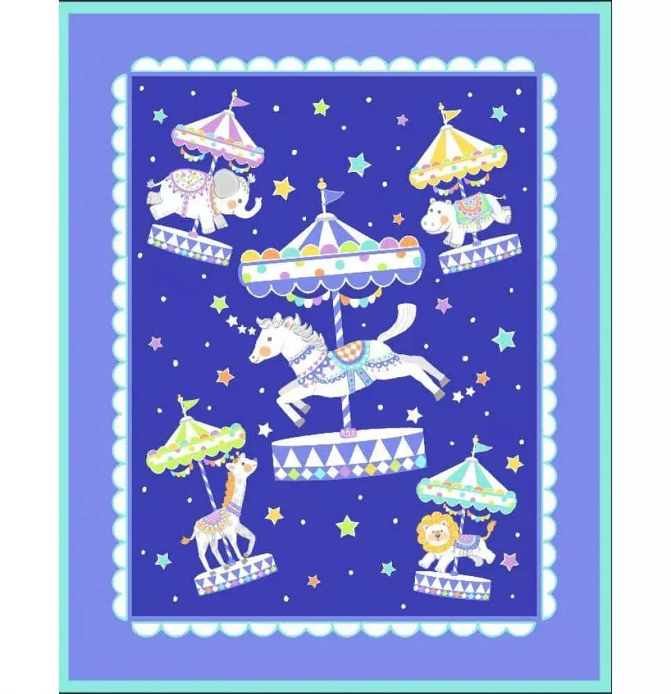 Carousel Baby Panel | 1 Panel is 1 yard (2 quantity)