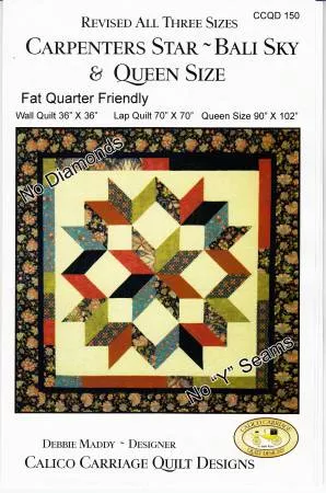 carpenters-star-bali-sky-revised-quilt-pattern Carpenters Star Bali Sky Revised Quilt Pattern