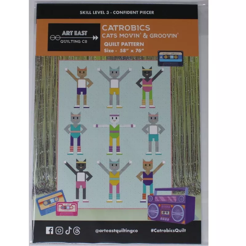 catarobics-quilting-pattern-art-east-quilting-co Catarobics - Quilting Pattern - Art East Quilting Co.