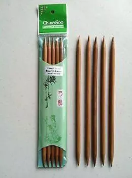 ChiaoGoo Dark Bamboo DPN 6"US 6