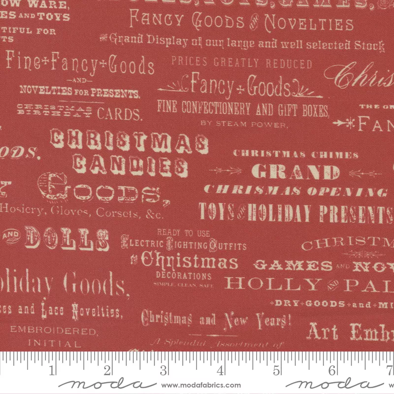 Christmas Faire Ruby Red