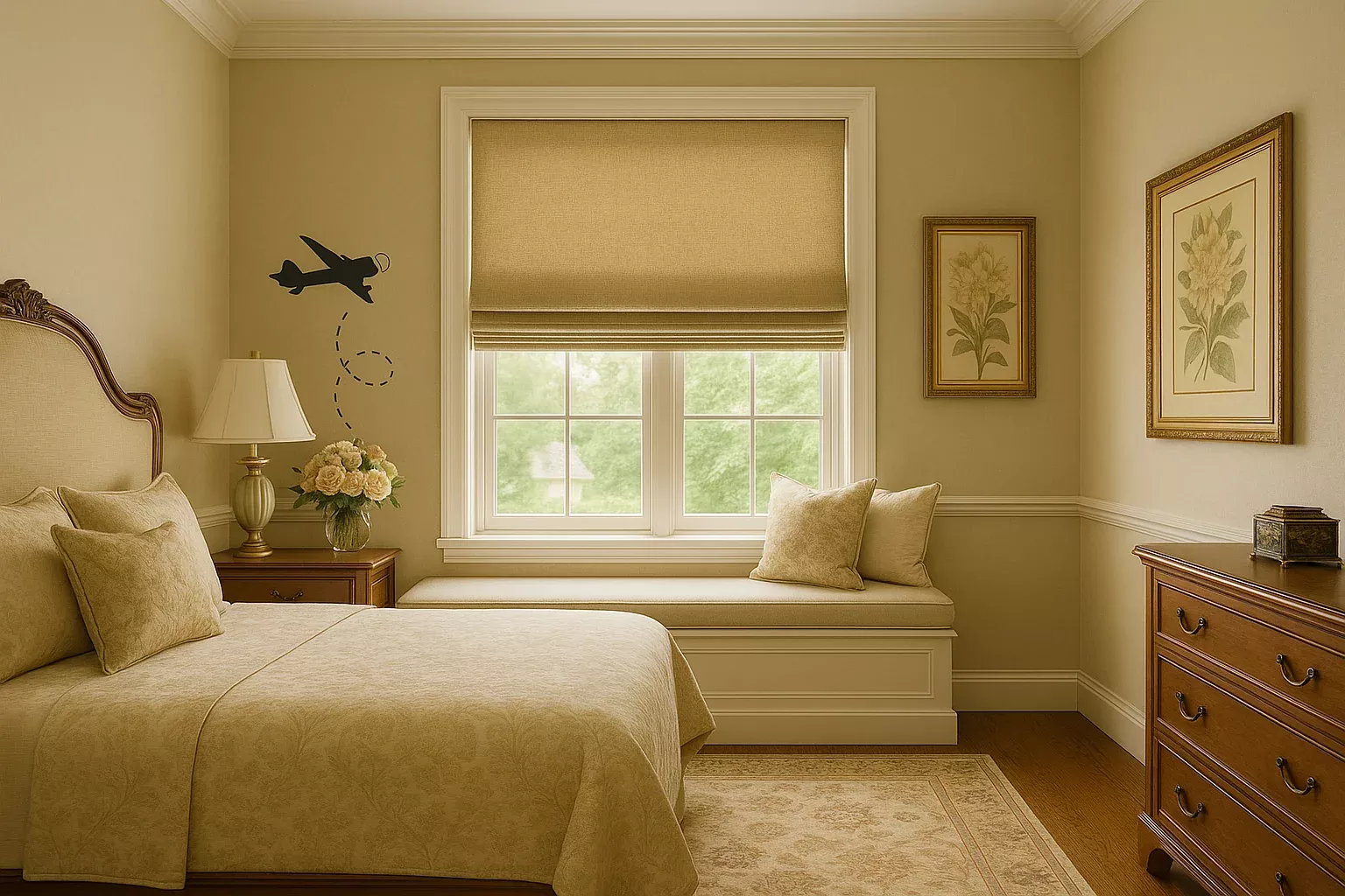 classic-flat-roman-shade Classic Flat Roman Shade