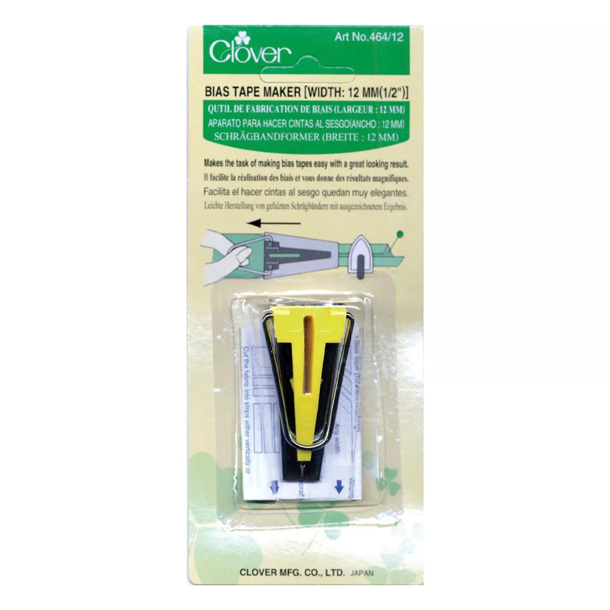 clover-1-2-12mm-bias-tape-maker Clover 1/2″ (12mm) Bias Tape Maker