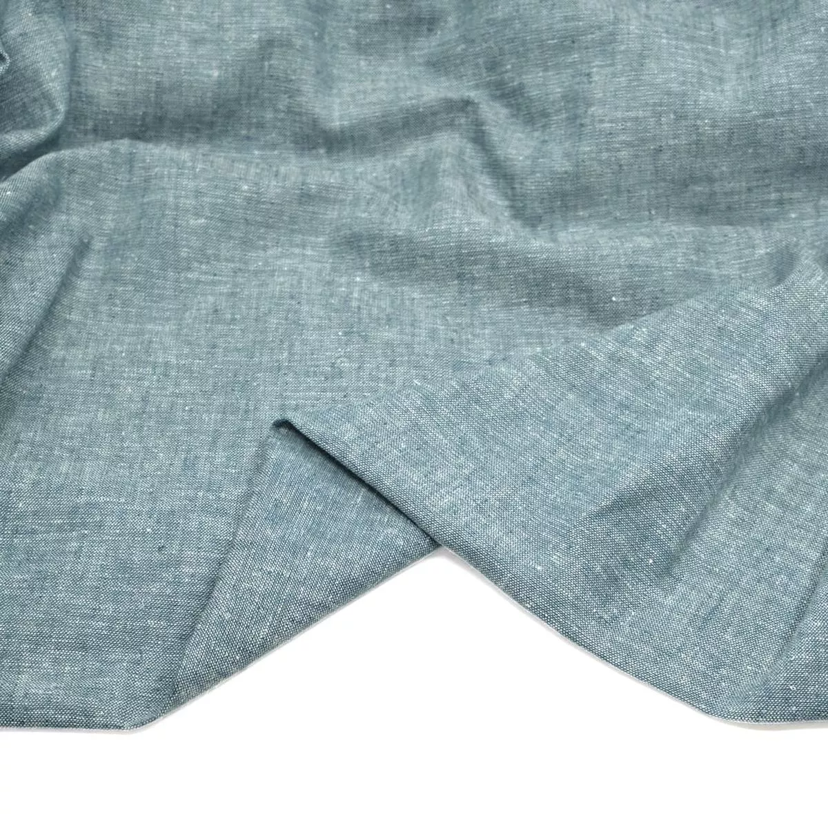 Coastal Linen Cotton Chambray – Lake