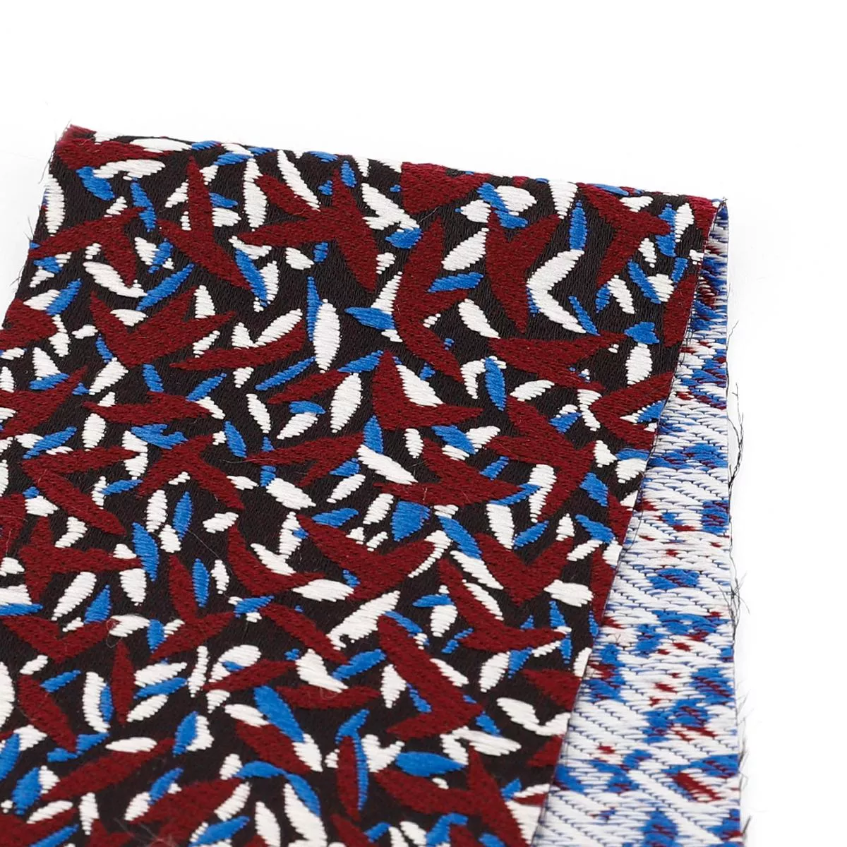confetti-wool-poly-jacquard-maroon Confetti Wool/Poly Jacquard – Maroon