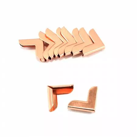 Corners for Bags and Wallets 3/4in in Copper
