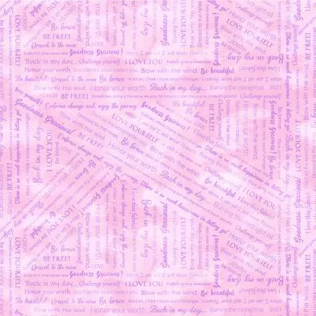 Cotton Candy Collaged Phrases