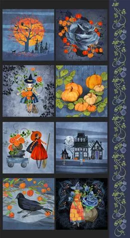 Coven Vine Quilt Panel | Coven by Robin Pickens