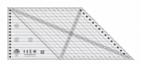 creative-grids-8in-45-degree-diamond-dimensions-ruler Creative Grids 8in 45 Degree Diamond Dimensions Ruler