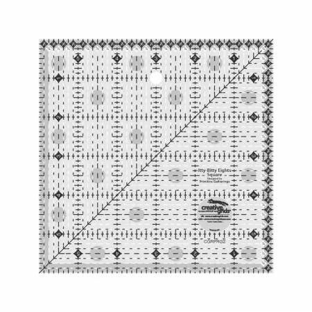 creative-grids-itty-bitty-eights-square-ruler-6in-x-6in Creative Grids Itty-Bitty Eights Square Ruler 6in x 6in