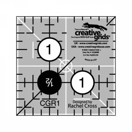 creative-grids-quilt-ruler-1-1-2in-square Creative Grids Quilt Ruler 1-1/2in Square