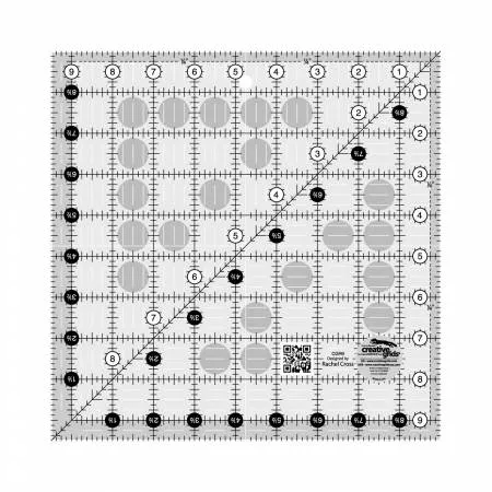 creative-grids-quilt-ruler-9-1-2in-square Creative Grids Quilt Ruler 9-1/2in Square