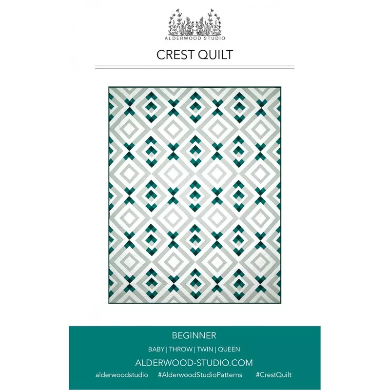 crest-quilt-pattern-by-alderwood-studio Crest Quilt Pattern by Alderwood Studio