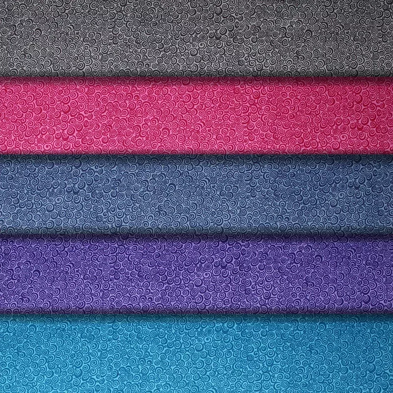 Curly Q Tonal - 45" - 100% cotton