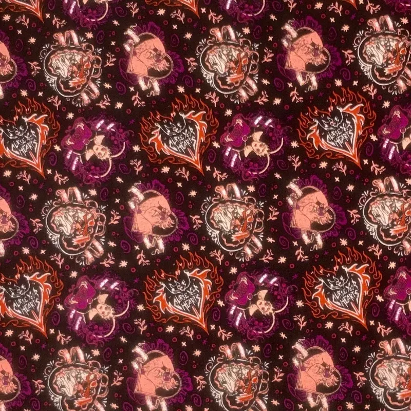 Cursed Hearts - 45" - 100% Cotton
