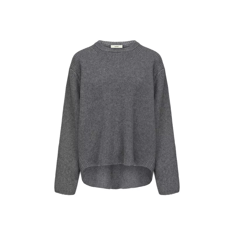 curved-hem-sweater-gray Curved Hem Sweater Gray