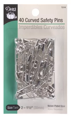 CURVED SAFETY PINS
