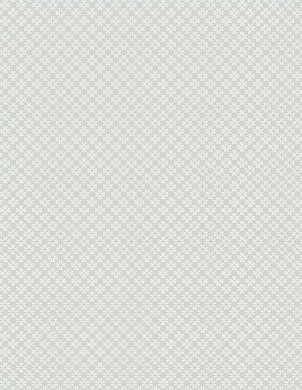 Daisy Eighths GrayWilmington Prints 39089-990