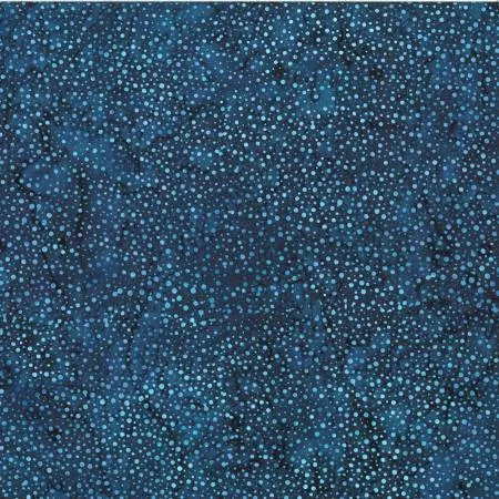 Dark Blue Bali Dots Batik