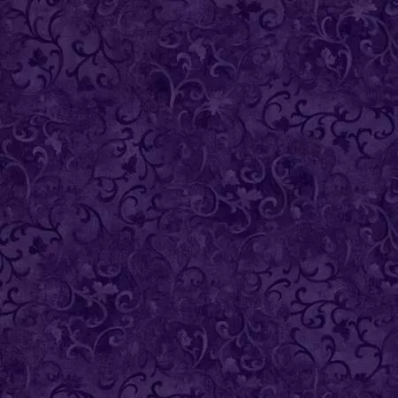 Dark Eggplant Scroll