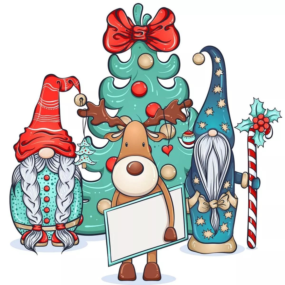 decorating-tree-fabric-panel-multi Decorating The Tree Fabric Panel – Multi