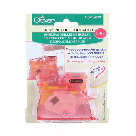 desk-needle-threader-pink-cv4073-clover Desk Needle Threader Pink CV4073 - Clover