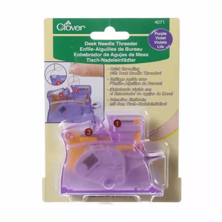 Desktop Needle Threader in Purple