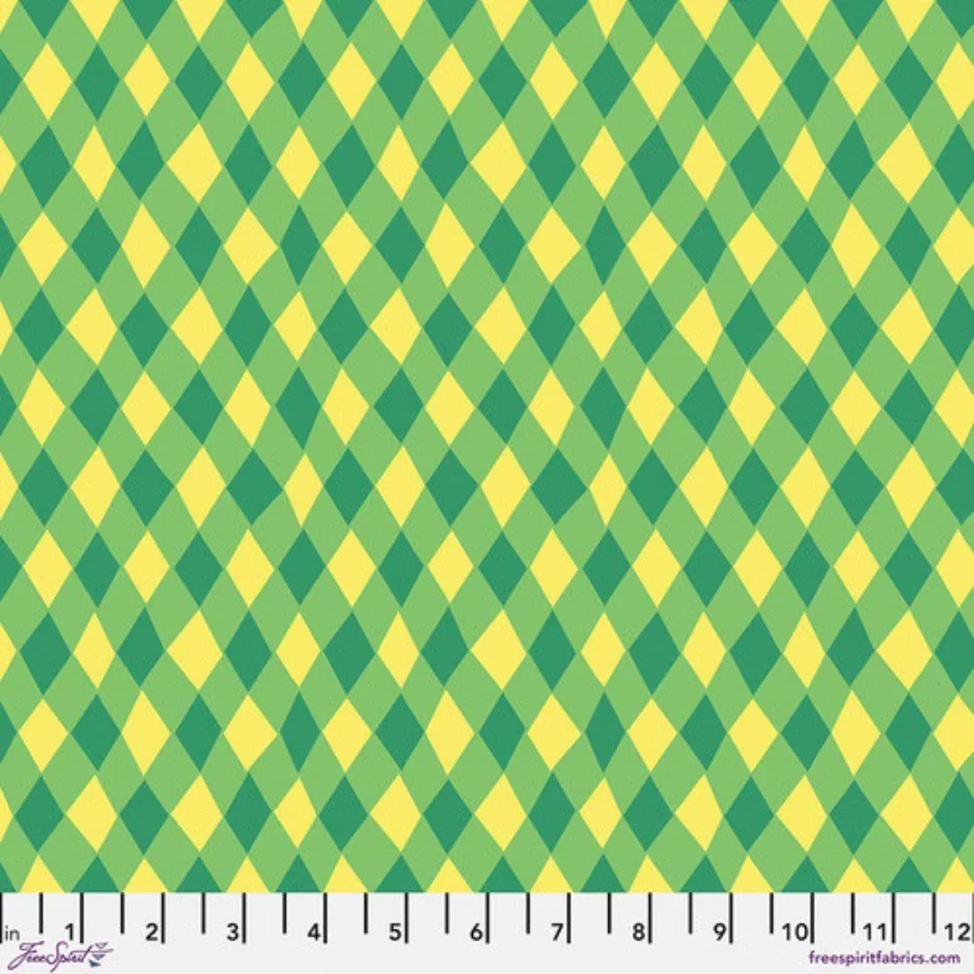 Diamonds Green by Jane Sassaman