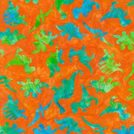 Dino-mite Dinosaurs Ember Batik