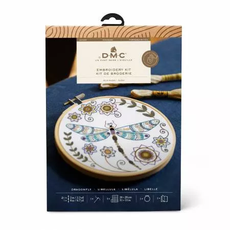 DMC Dragonfly Embroidery Kit