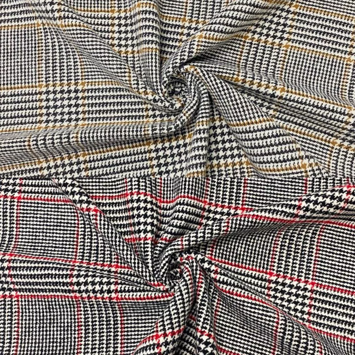 dogtooth-tartan-wool-mix-fabric Dogtooth Tartan Wool Mix Fabric