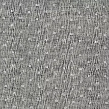 Double Gauze Chambray Dobby Charcoal