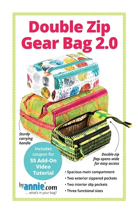 double-zip-gear-bag-2-0-pattern-byannie Double Zip Gear Bag 2.0 Pattern - ByAnnie