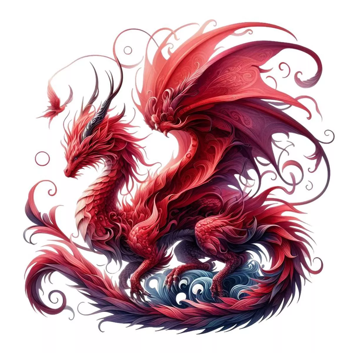 dragon-lair-dragon-48-fabric-panel The Dragon Lair Dragon 48 Fabric Panel