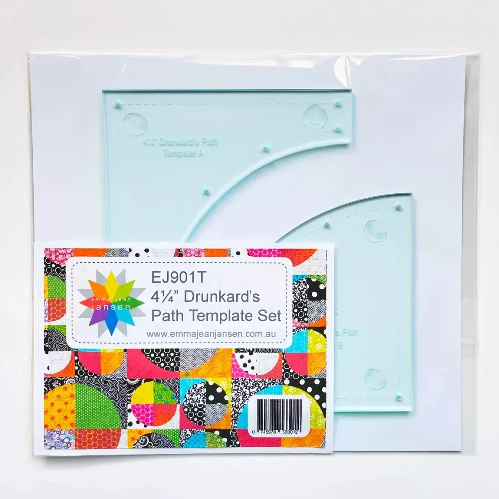 Drunkard's Path Template Set 4.25"