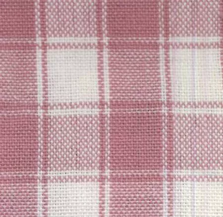 Dunroven Tea Towel Housecheck Rose/White