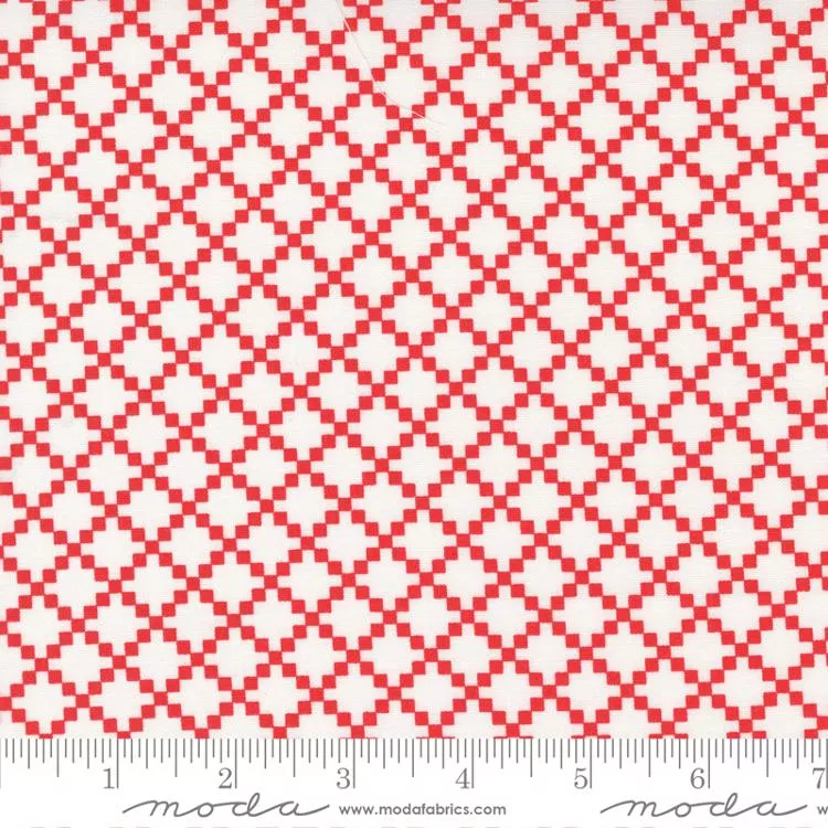 Dwell Nine Patch Cream Red 55272 11
